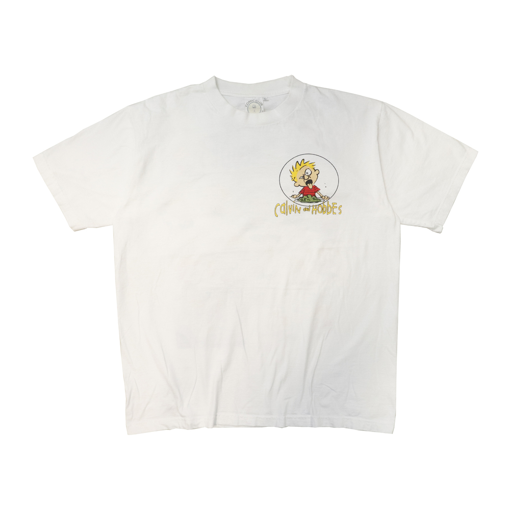 Vintage 90s Calvin and Hobbes Cartoon Graphic T-Shirt Size L
